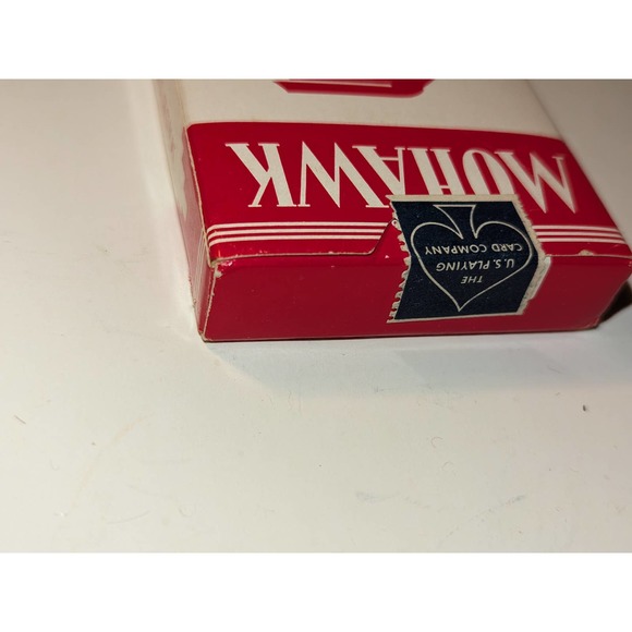 Vintage Mohawk Playing Cards Poker Size Red Box Sealed Cambric Finish Made USA - Picture 5 of 6